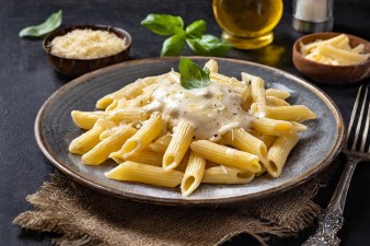 Penne rigate ai quattro formaggi