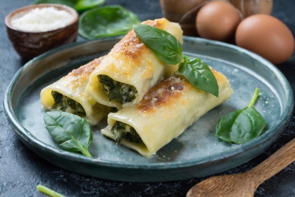 Cannelloni ricotta e spinaci